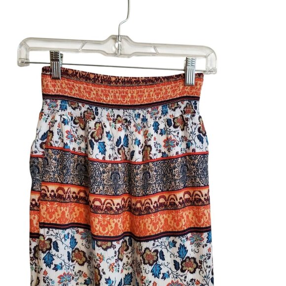 Vanity Long Lace Floral Maxi Hippie Festival Boho Skirt XS - Picture 5 of 10